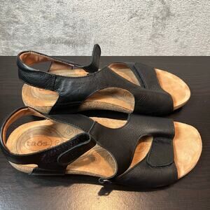 Taos Footwear Women's Serene Sandal Women's size 10‎ - 10.5 Black